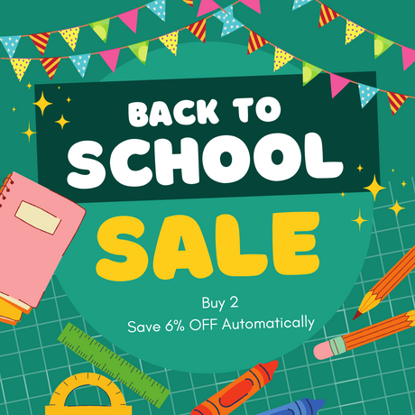 Save 6% on Back to School with 2 Items!