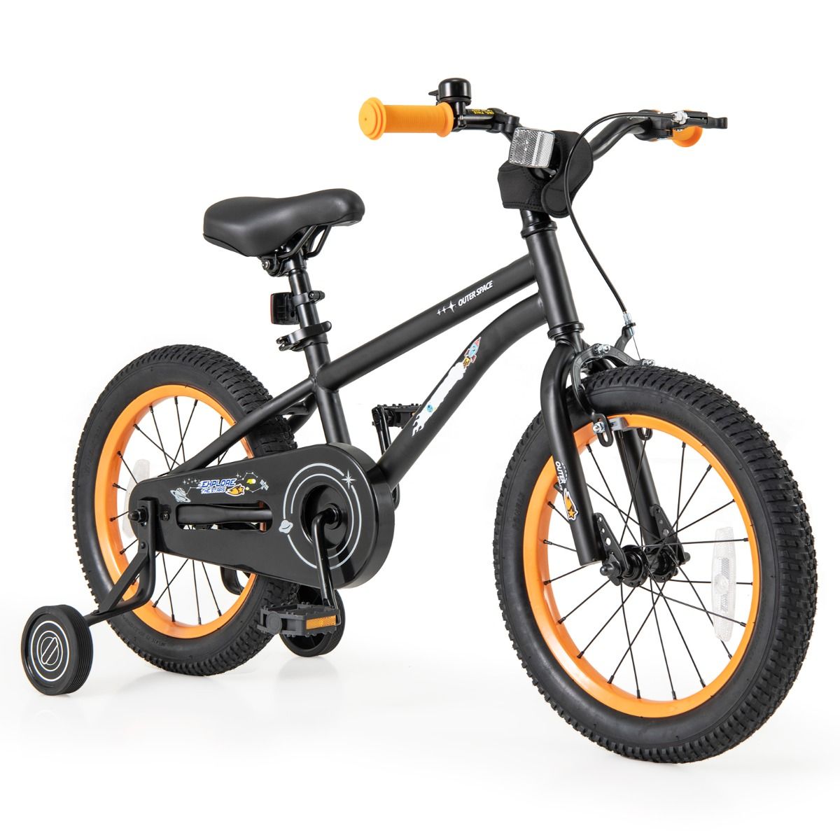 HONEY JOY 14 16 18 Inch Kid’s Bike Bicycle Removable Training Wheels for 3-8 Years