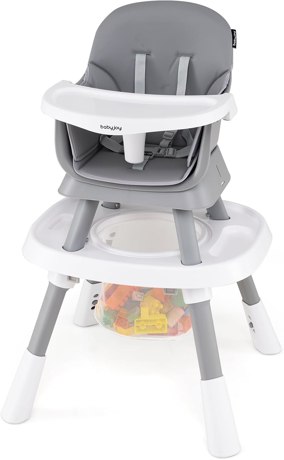 15-in-1 Convertible Baby High Chair, Multifunctional Kids Table & Chair Set
