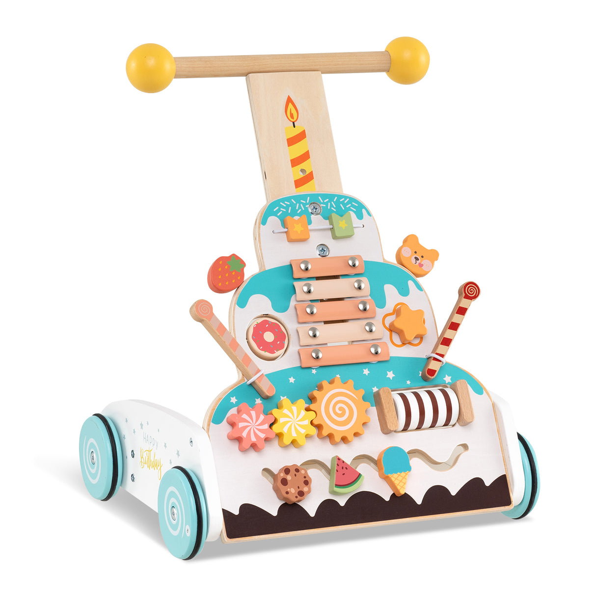 Baby Joy Montessori Wooden Baby Walker