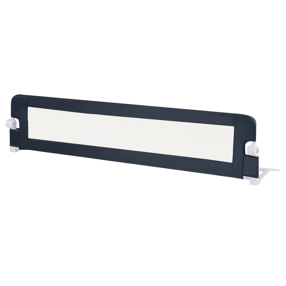 180 x 42 cm Foldable Bed Rail for Toddlers, Swing Down Baby Bed Guard Rail