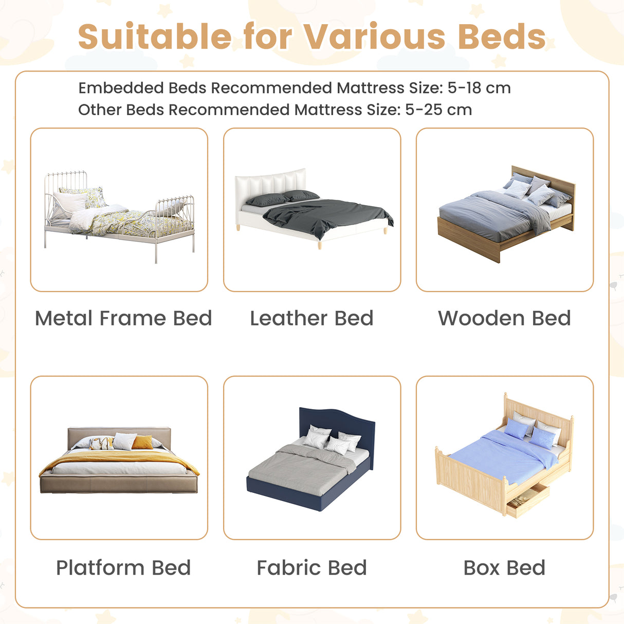 180 x 42 cm Foldable Bed Rail for Toddlers, Swing Down Baby Bed Guard Rail