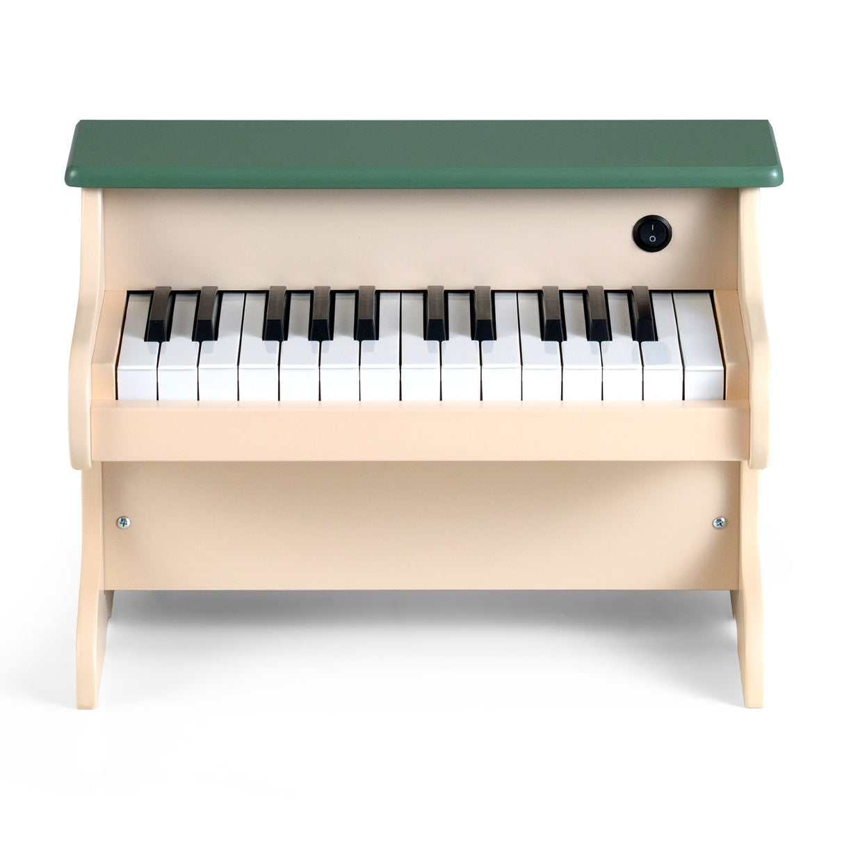 25 Keys Wooden Digital Piano Toy with Removable Music Stand