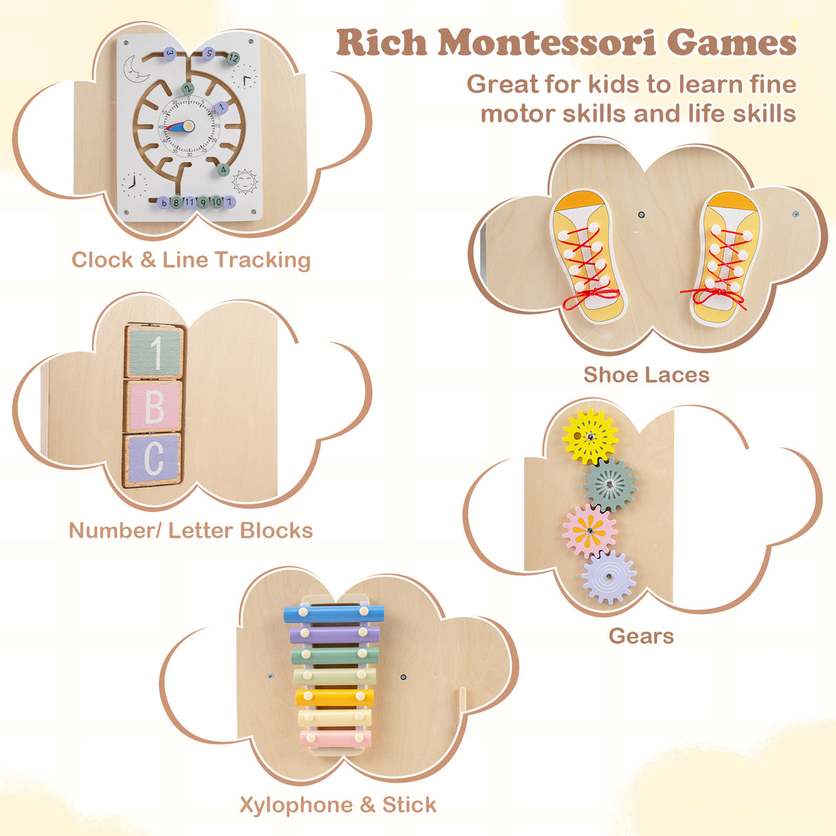 Multifunctional Kids Step Stool with 3 Adjustable Heights and Removable Chalkboard