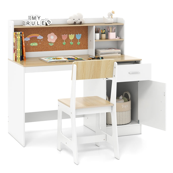 Kids Study Desk and Chair Set