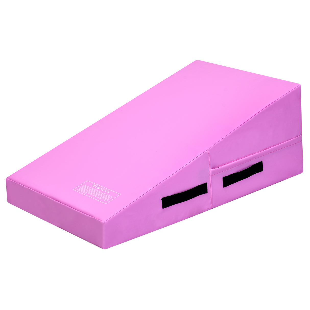 Incline Gymnastics Mat, Gym Fitness Skill Shape Tumbling Mat with Carrying Handles