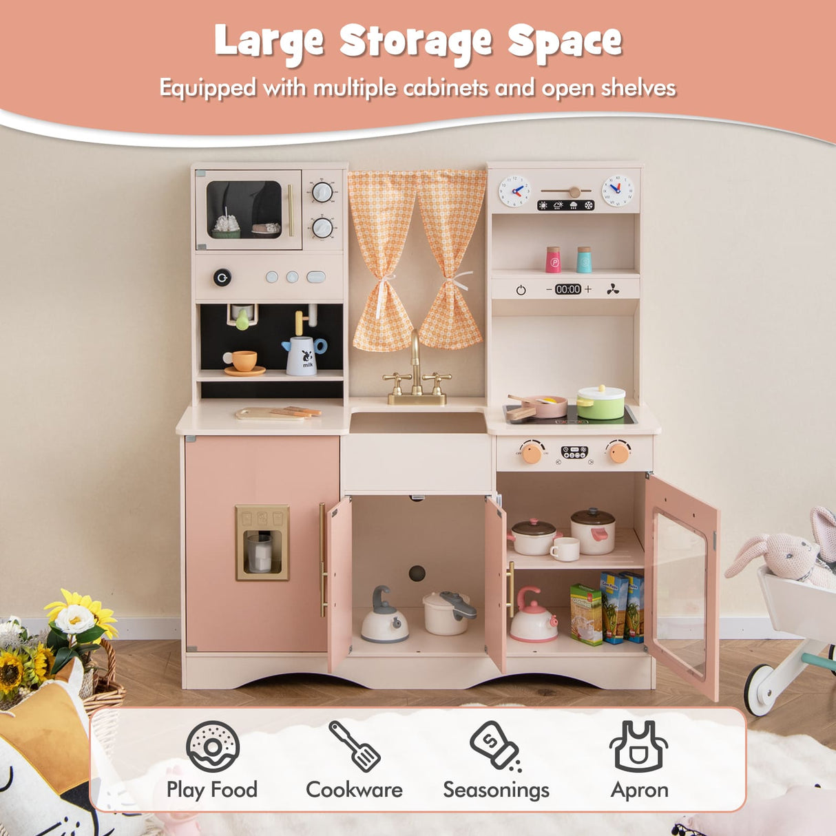 HONEY JOY Kids Kitchen Playset