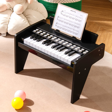 25 Keys Kids Piano Keyboard, Mini Digital Piano Toy with Adjustable Speed & Volume