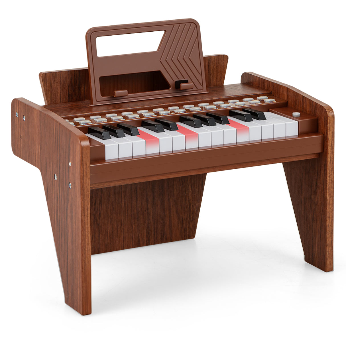 25 Keys Kids Piano Keyboard, Mini Digital Piano Toy with Adjustable Speed & Volume