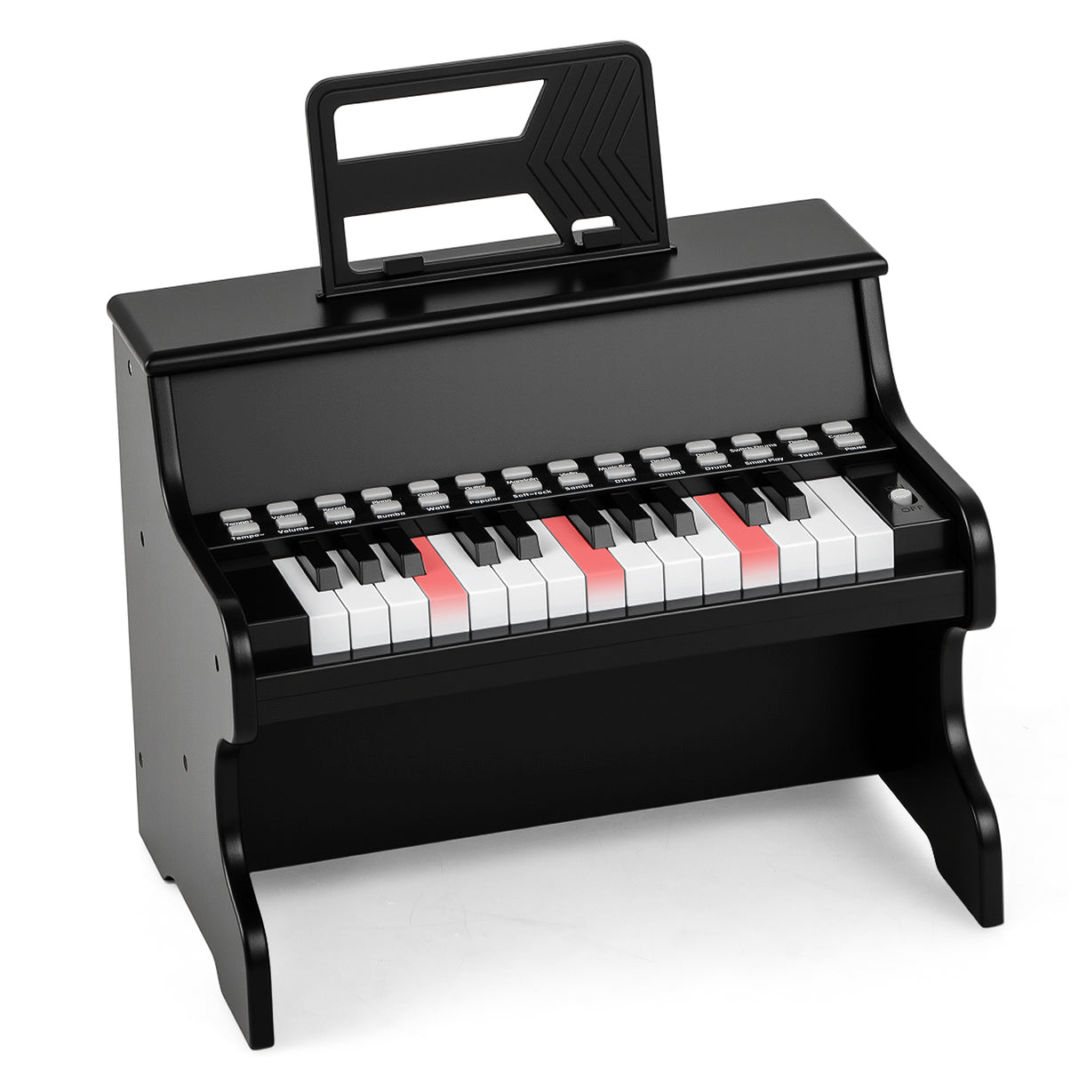 25 Keys Kids Piano Keyboard, Mini Digital Piano Toy with Adjustable Speed & Volume
