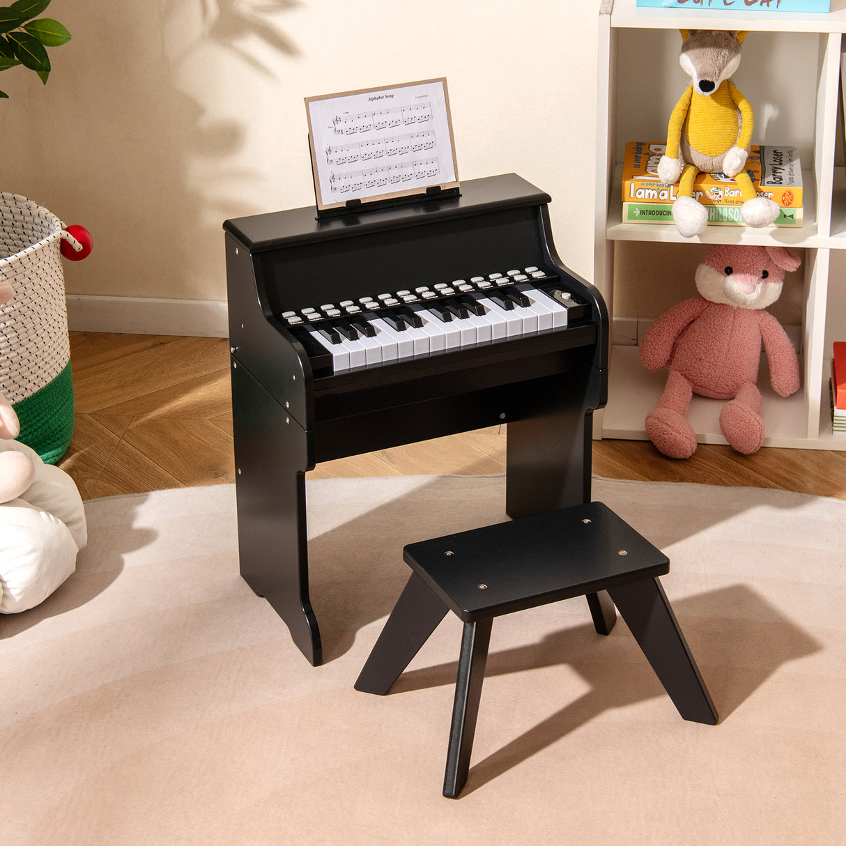 25 Keys Kids Piano Keyboard with Stool for Boys and Girls Aged 3+ Years Old