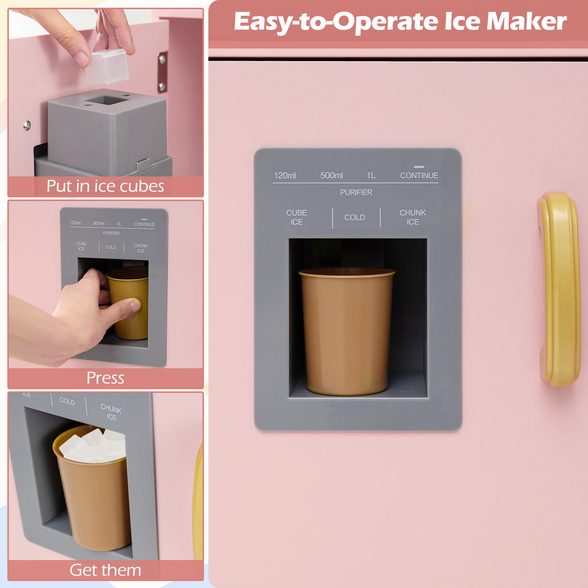 Corner Wooden Play Kitchen, Toy Kitchen Playset with Storage for Children 3+ Years Old