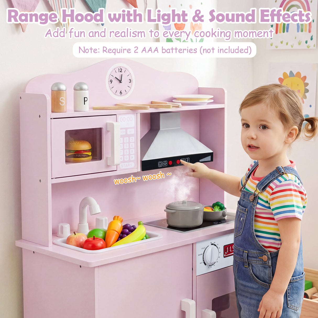 Toddler Chef Pretend Play Toy Set for Boys & Girls Age 3+
