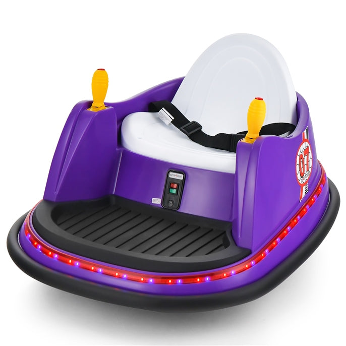 HONEY JOY 12V Electric Kids Ride On Bumper Car Battery Powered Kids Ride On Car