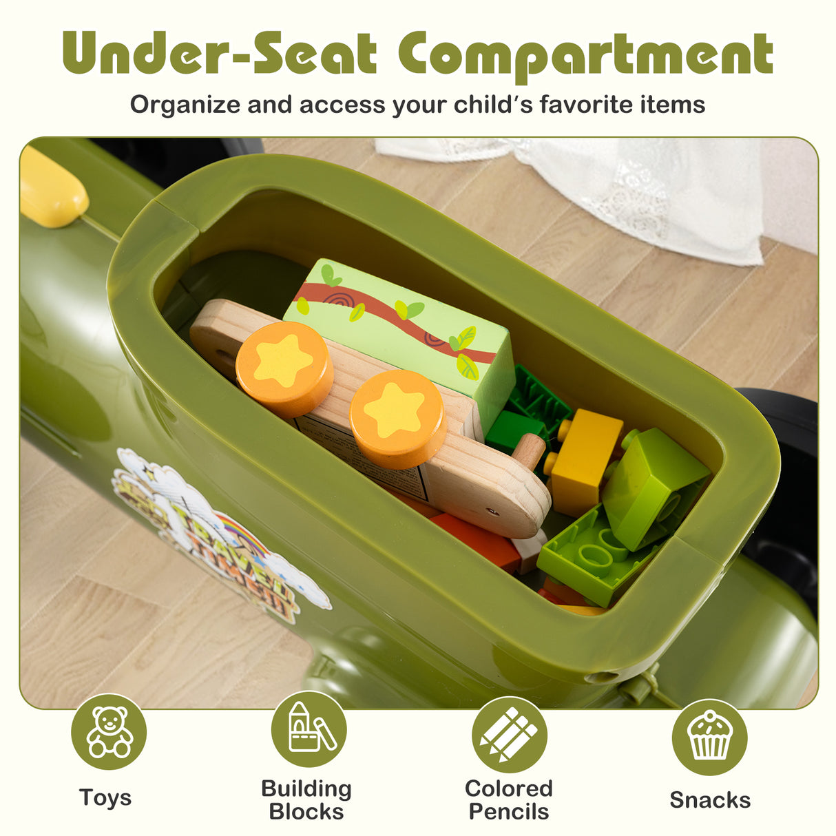 Ride on Push Car, Toddler Ride Racer for Boys Girls Aged 19-36 Months