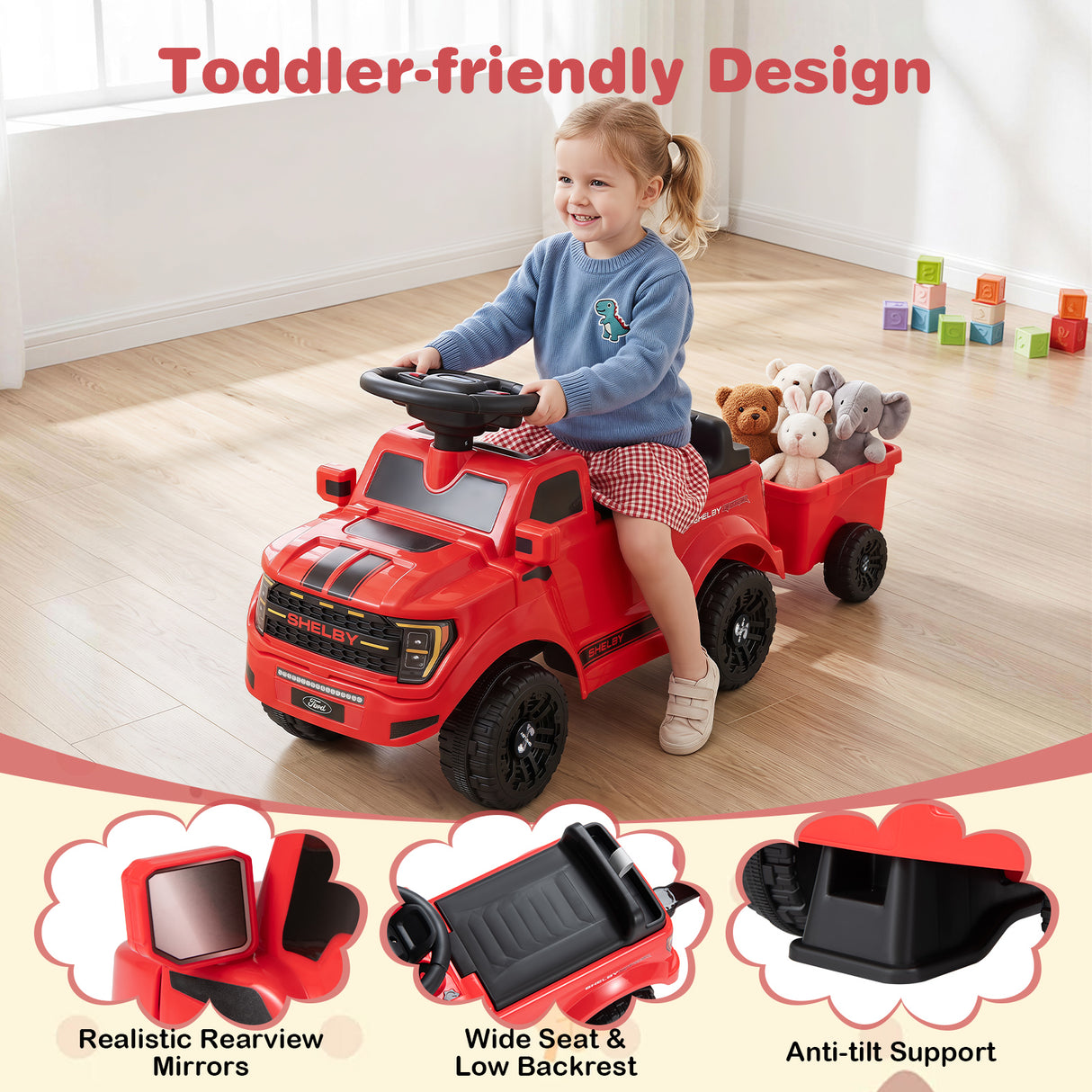 Licensed Ford Shelby F-150 Raptor Ride On Toy