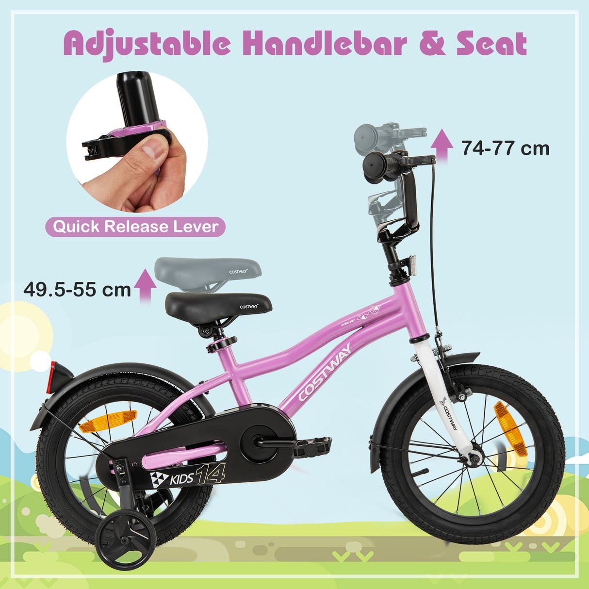 Baby Joy 30/36/40/45 cm Children Training Bicycle