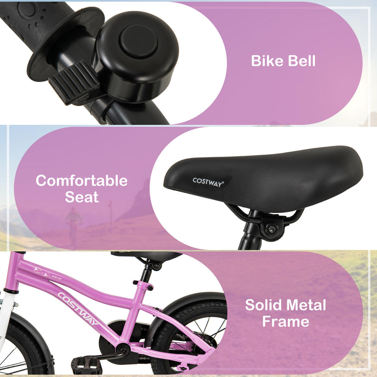 Baby Joy 30/36/40/45 cm Children Training Bicycle