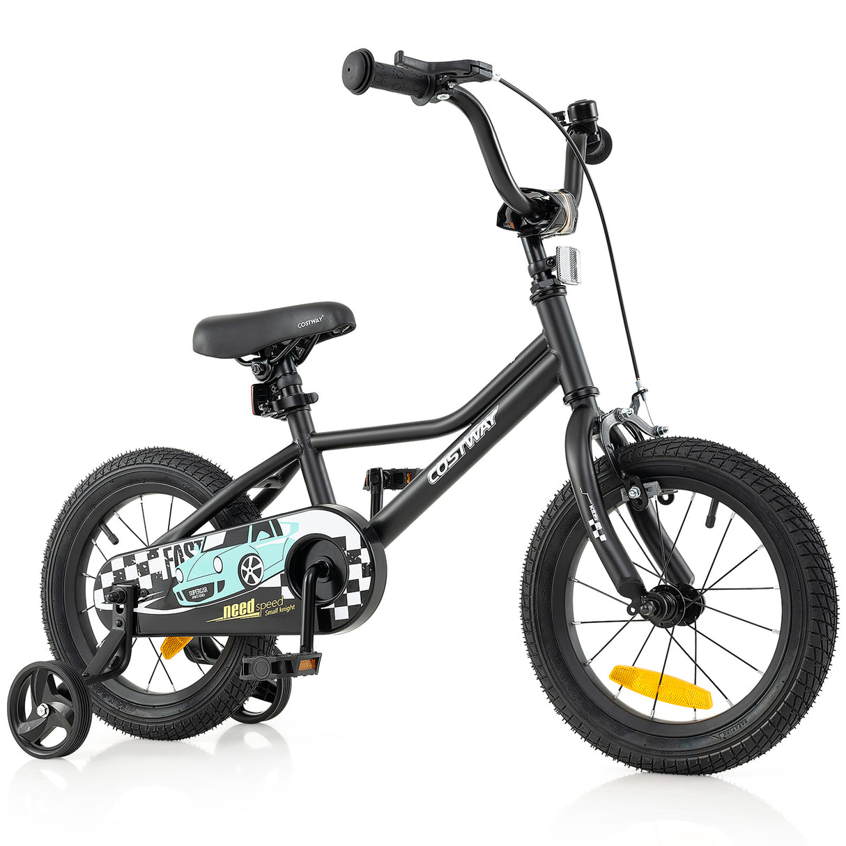 14/16/18-Inch Children Bicycle with Removable Training Wheels for 3-8 Years Old Boys and Girls