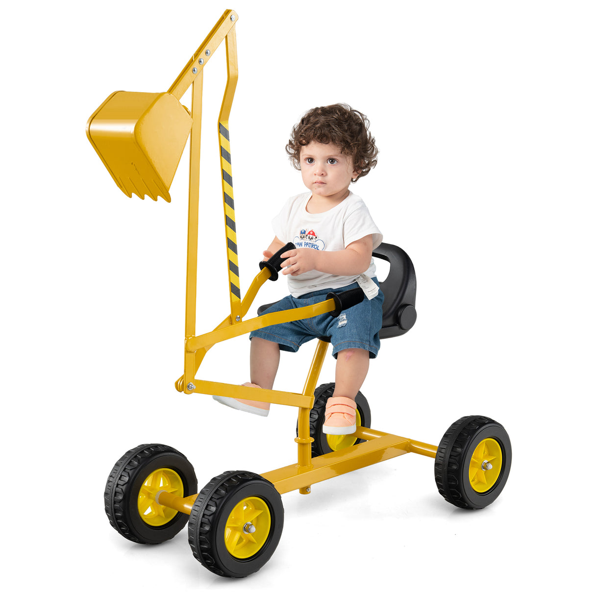 Sand Digger for Kids, Sandbox Toy Digger, Outdoor Construction Excavator for 3+ Years Old Boys and Girls