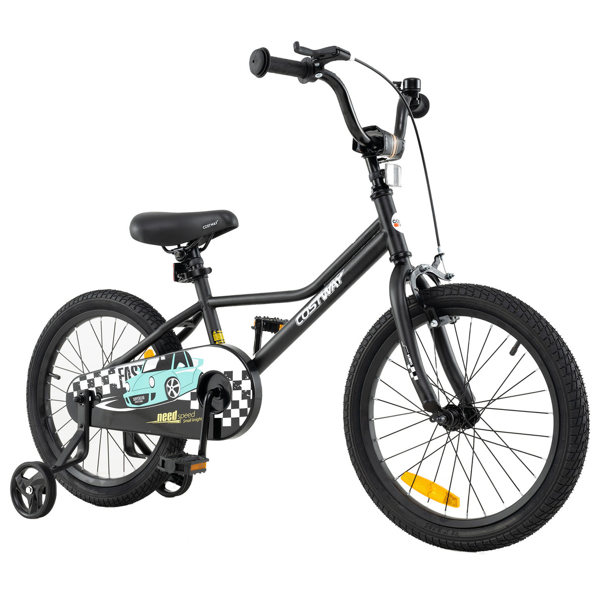 14/16/18-Inch Children Bicycle with Removable Training Wheels for 3-8 Years Old Boys and Girls