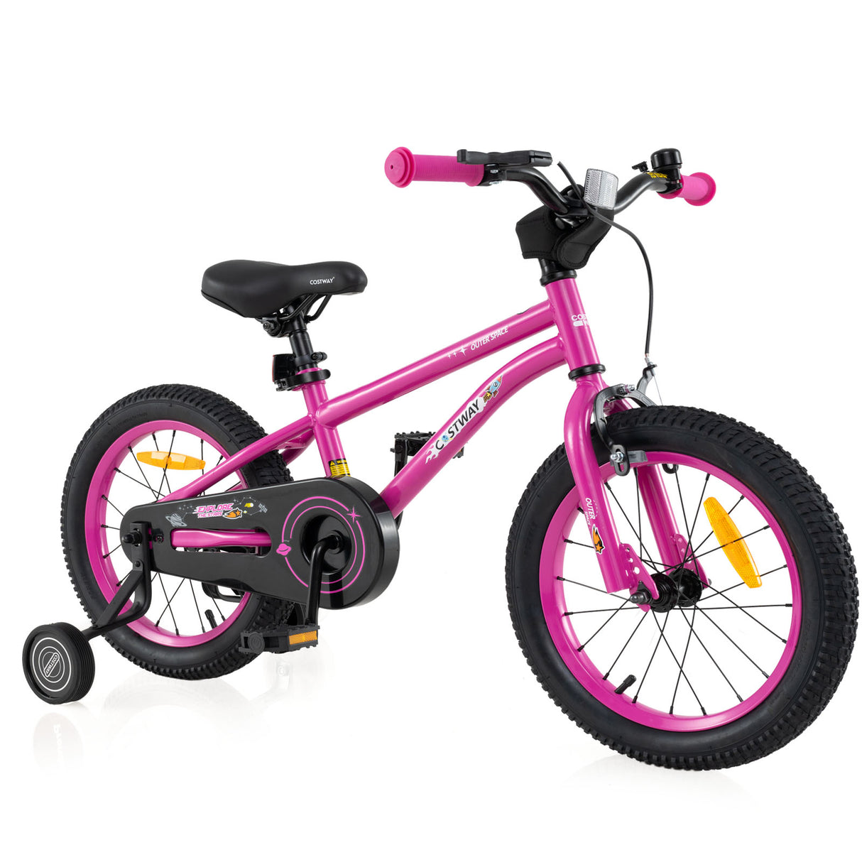 HONEY JOY 14 16 18 Inch Kid’s Bike Bicycle Removable Training Wheels for 3-8 Years