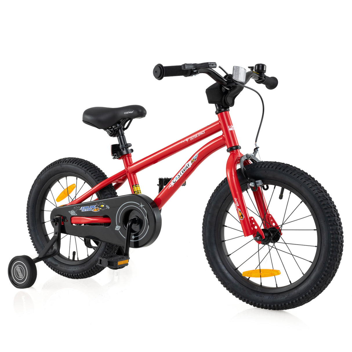 HONEY JOY 14 16 18 Inch Kid’s Bike Bicycle Removable Training Wheels for 3-8 Years