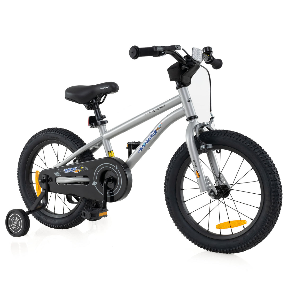 HONEY JOY 14 16 18 Inch Kid’s Bike Bicycle Removable Training Wheels for 3-8 Years