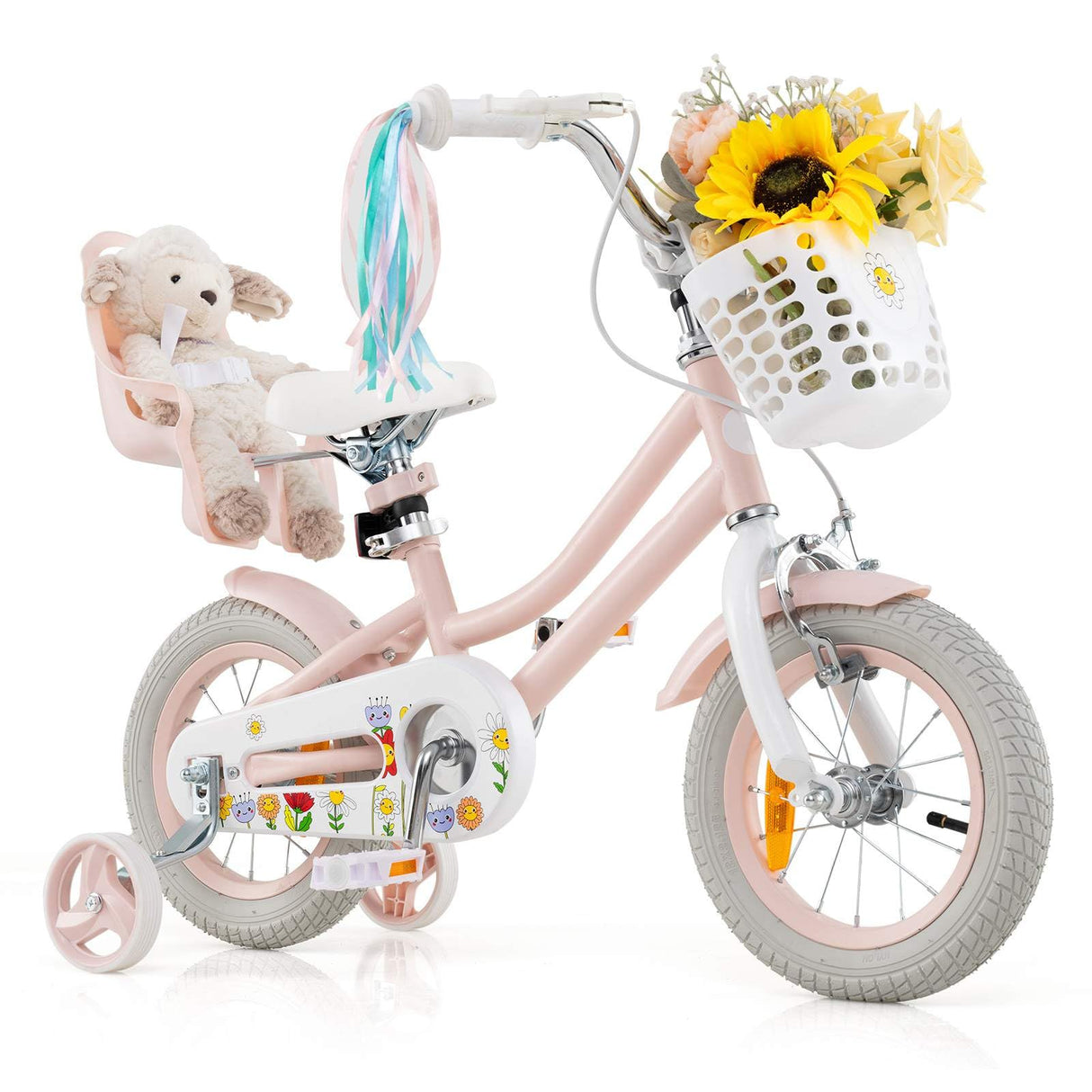 HONEY JOY Kids Bike, 12 / 14 Inch Children Bicycle