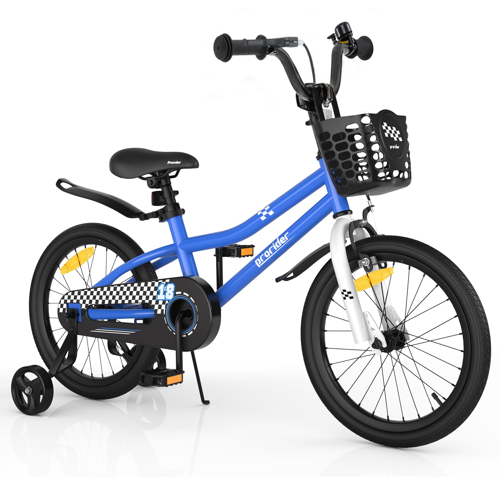 HONEY JOY 14/16/18 Inch Kid's Bike, Toddler Training Bicycle with Handbrake & Coaster Brake
