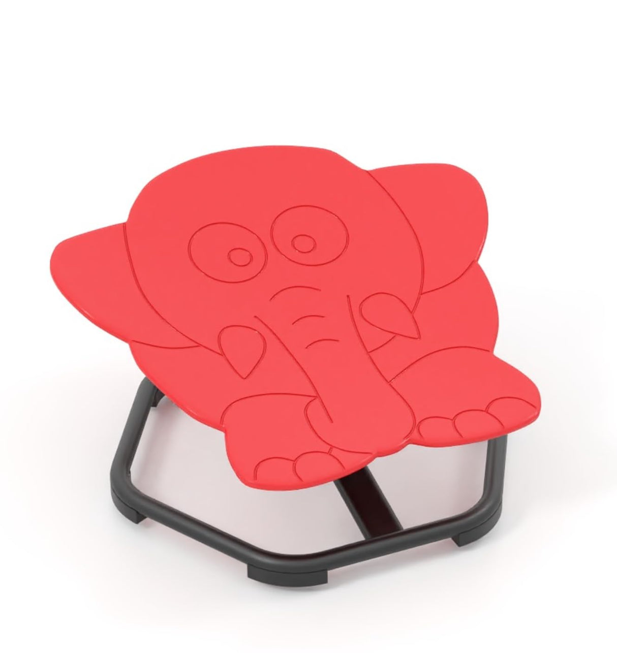 HONEY JOY Kids Sensory Swivel Chair, Elephant 360° Spinning Chair w/Non-Slip Metal Base for Children with Autism