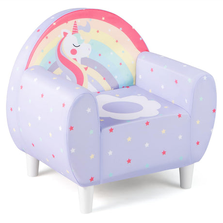 HONEY JOY Kids Sofa, Toddler Upholstered Armchair