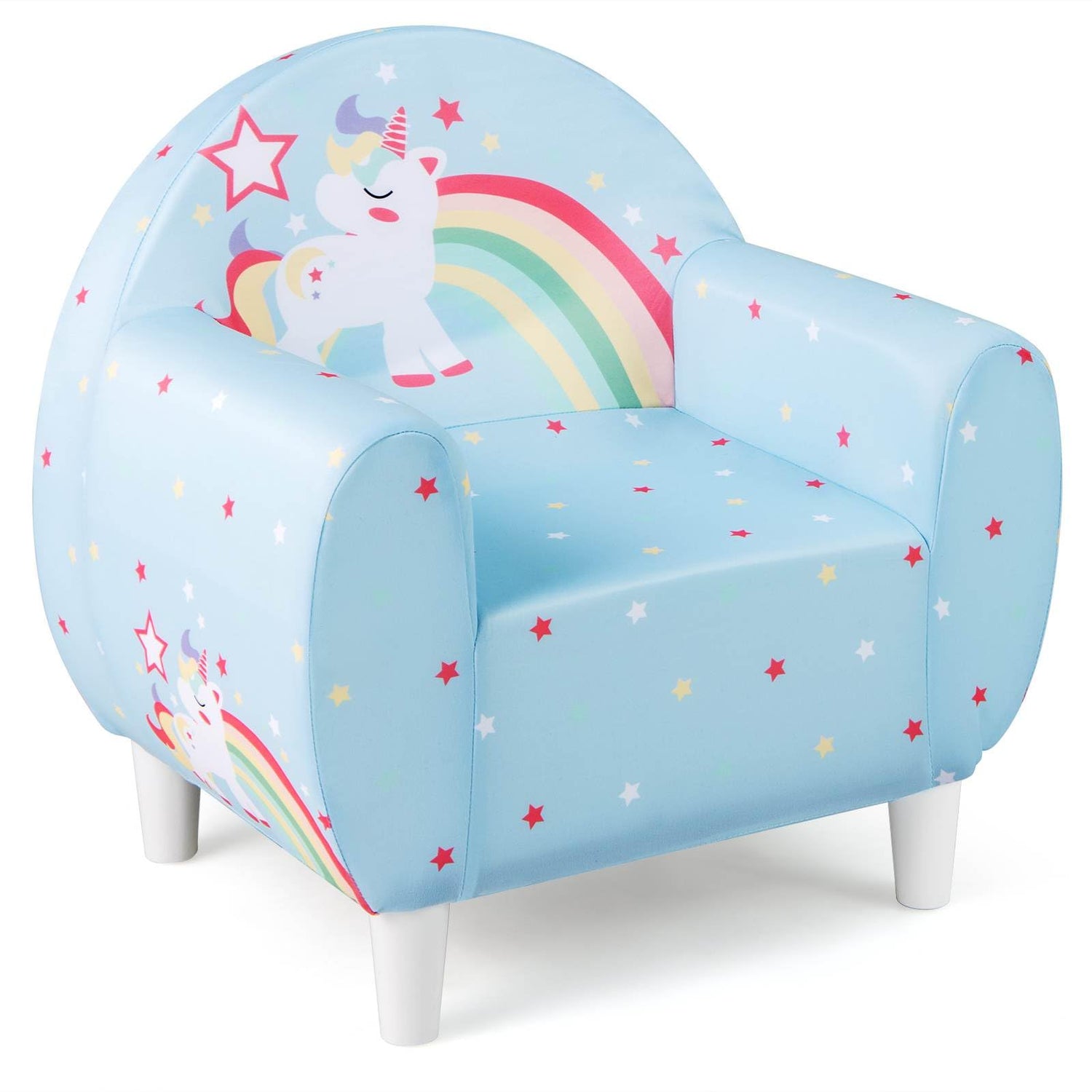 HONEY JOY Kids Sofa, Toddler Upholstered Armchair