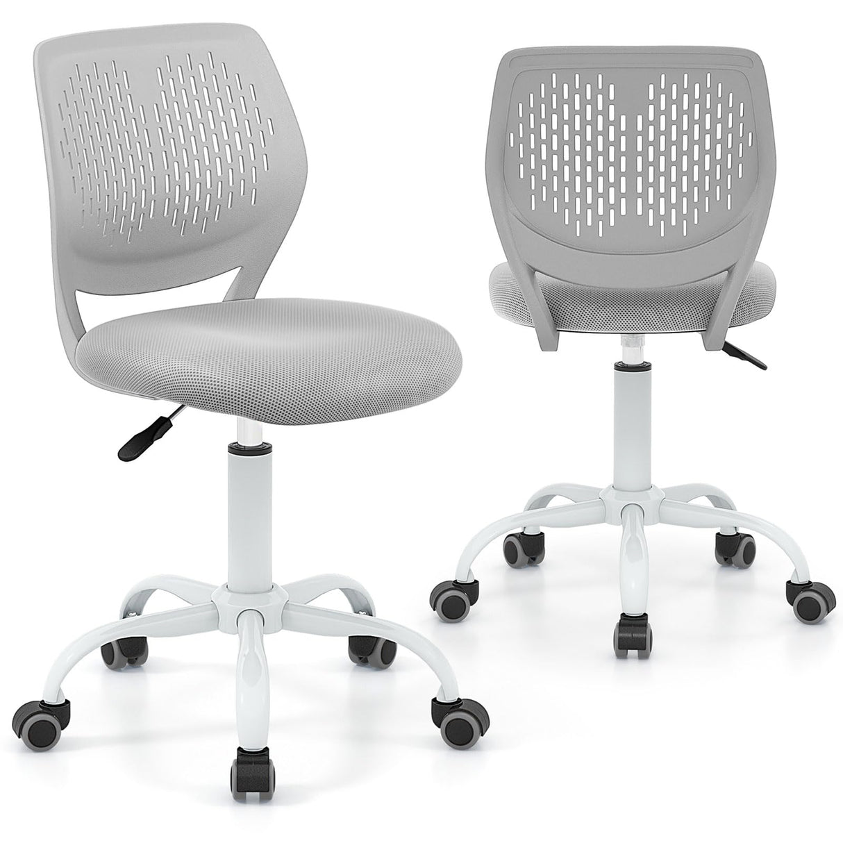 BABY JOY Height-Adjustable Ergonomic Kids Desk Chair, Kids Mesh Computer Chair