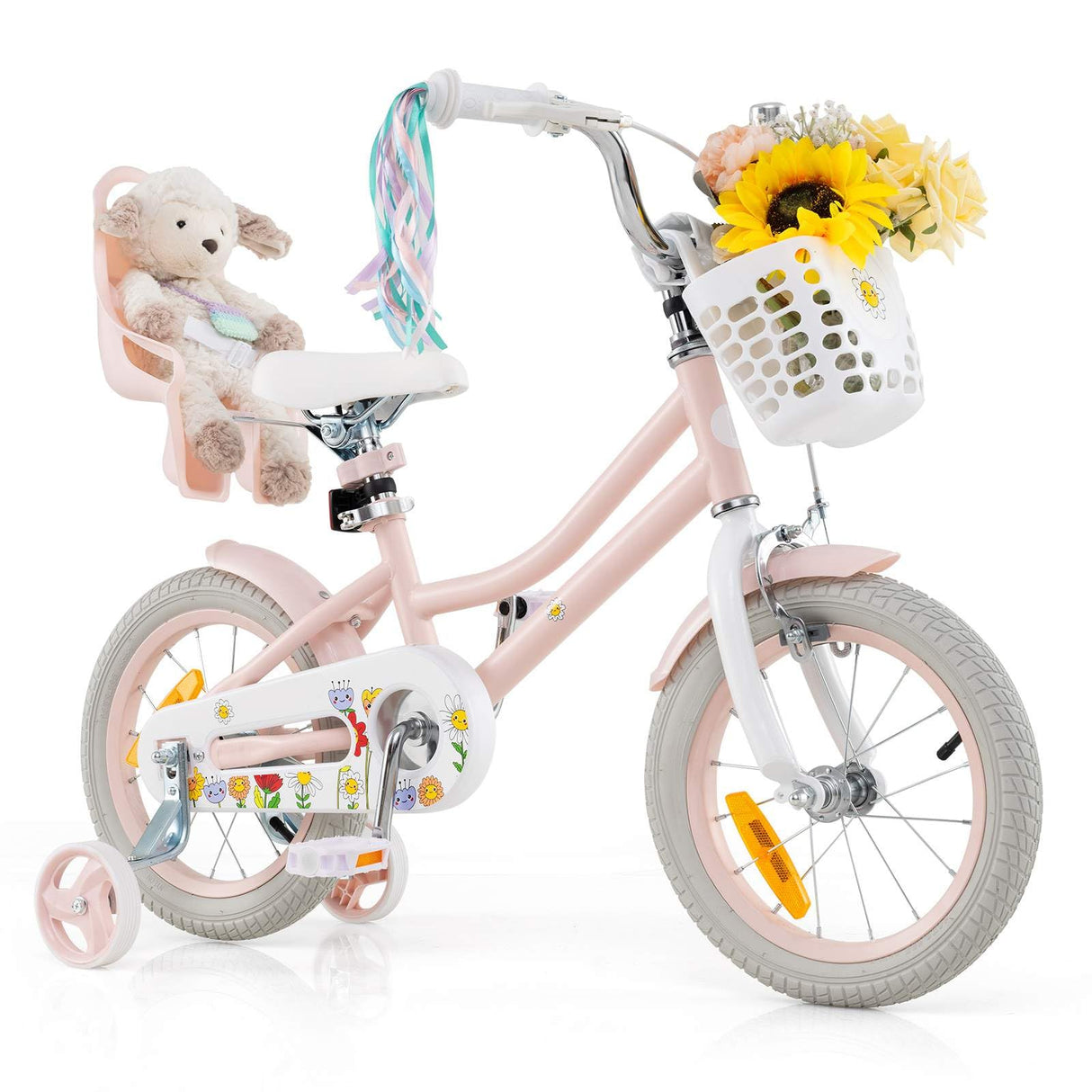 HONEY JOY Kids Bike, 12 / 14 Inch Children Bicycle