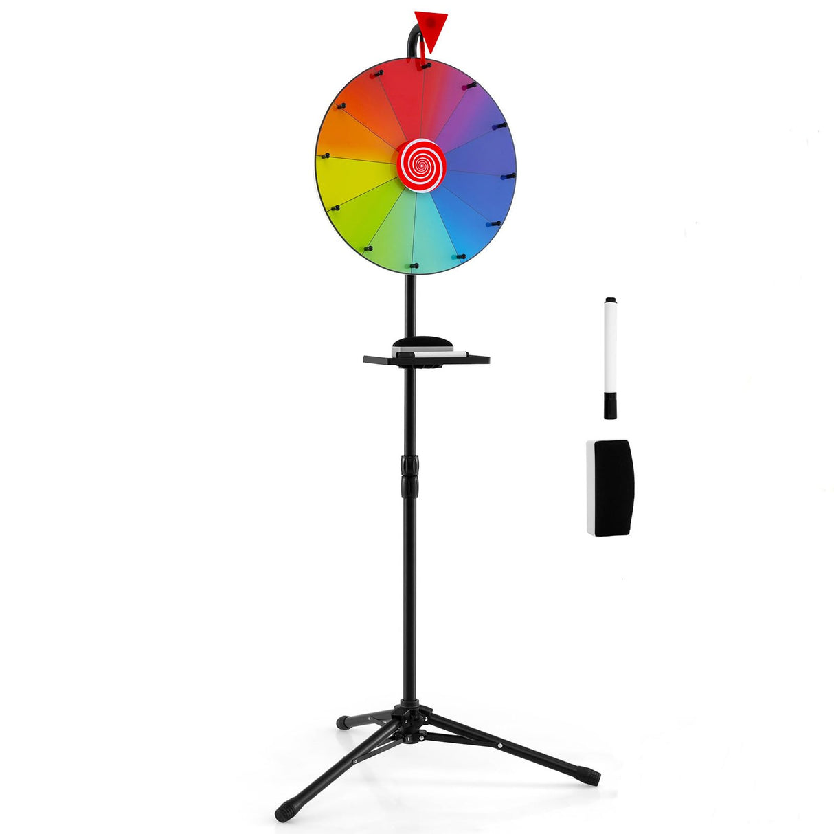 HONEY JOY 16" Height Adjustable Prize Wheel