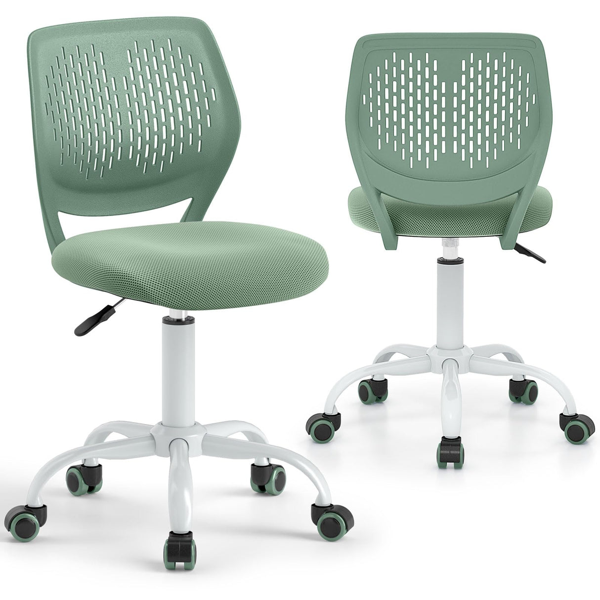 BABY JOY Height-Adjustable Ergonomic Kids Desk Chair, Kids Mesh Computer Chair