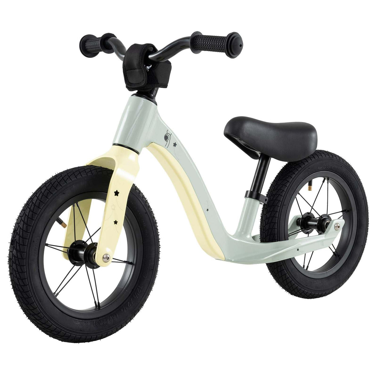 12-Inch Balance Bike, 2 Wheels Kids Bike with Adjustable Seat, First Bike w/ 360° Rotatable Handlebar
