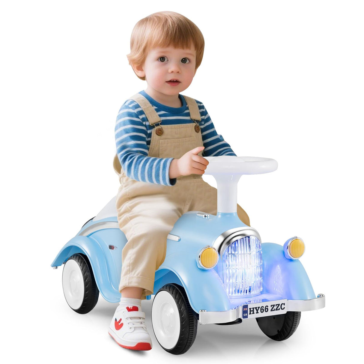 Toddler Ride on Toy, Classic Foot to Floor Kid Sliding Car with Steering Wheel