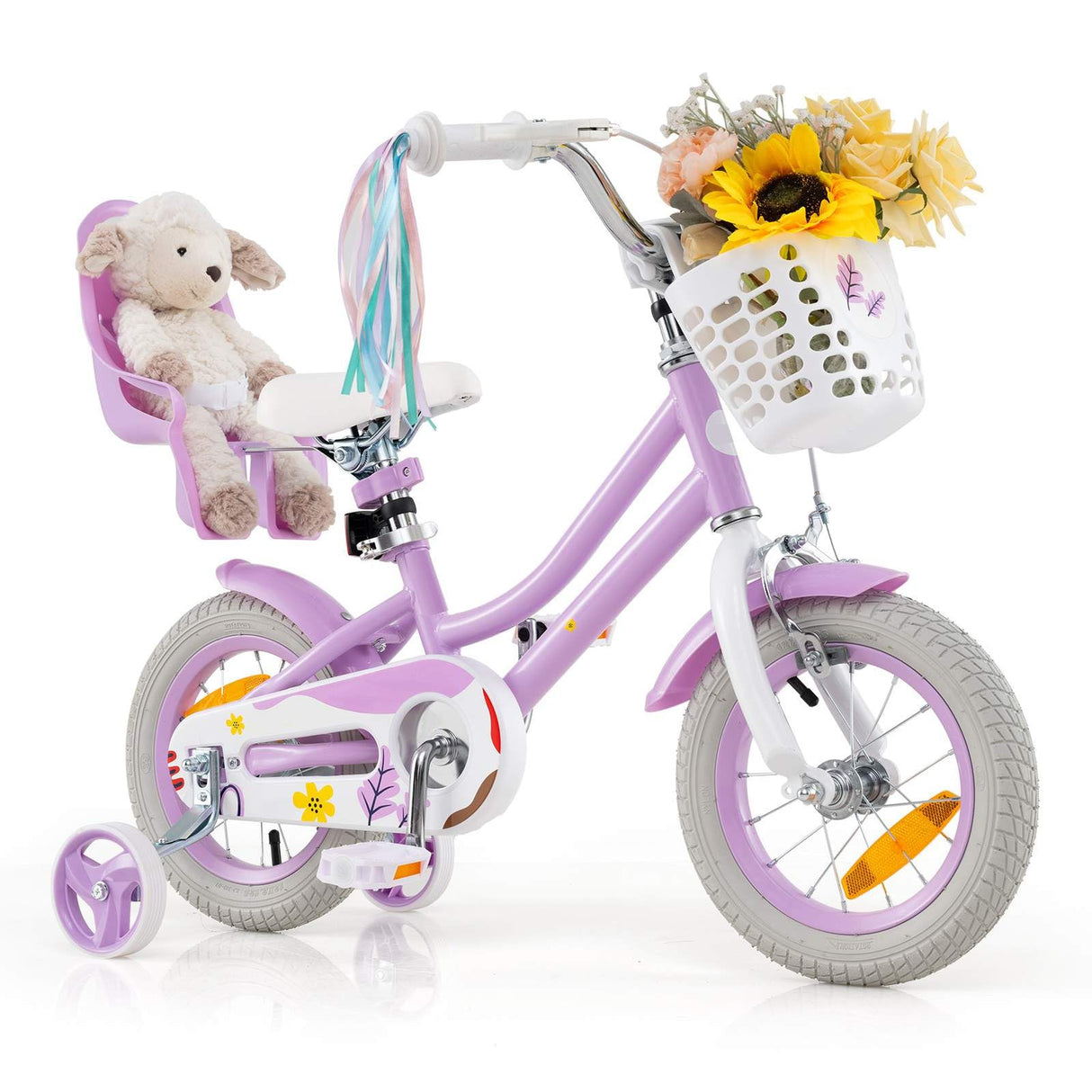 HONEY JOY Kids Bike, 12 / 14 Inch Children Bicycle