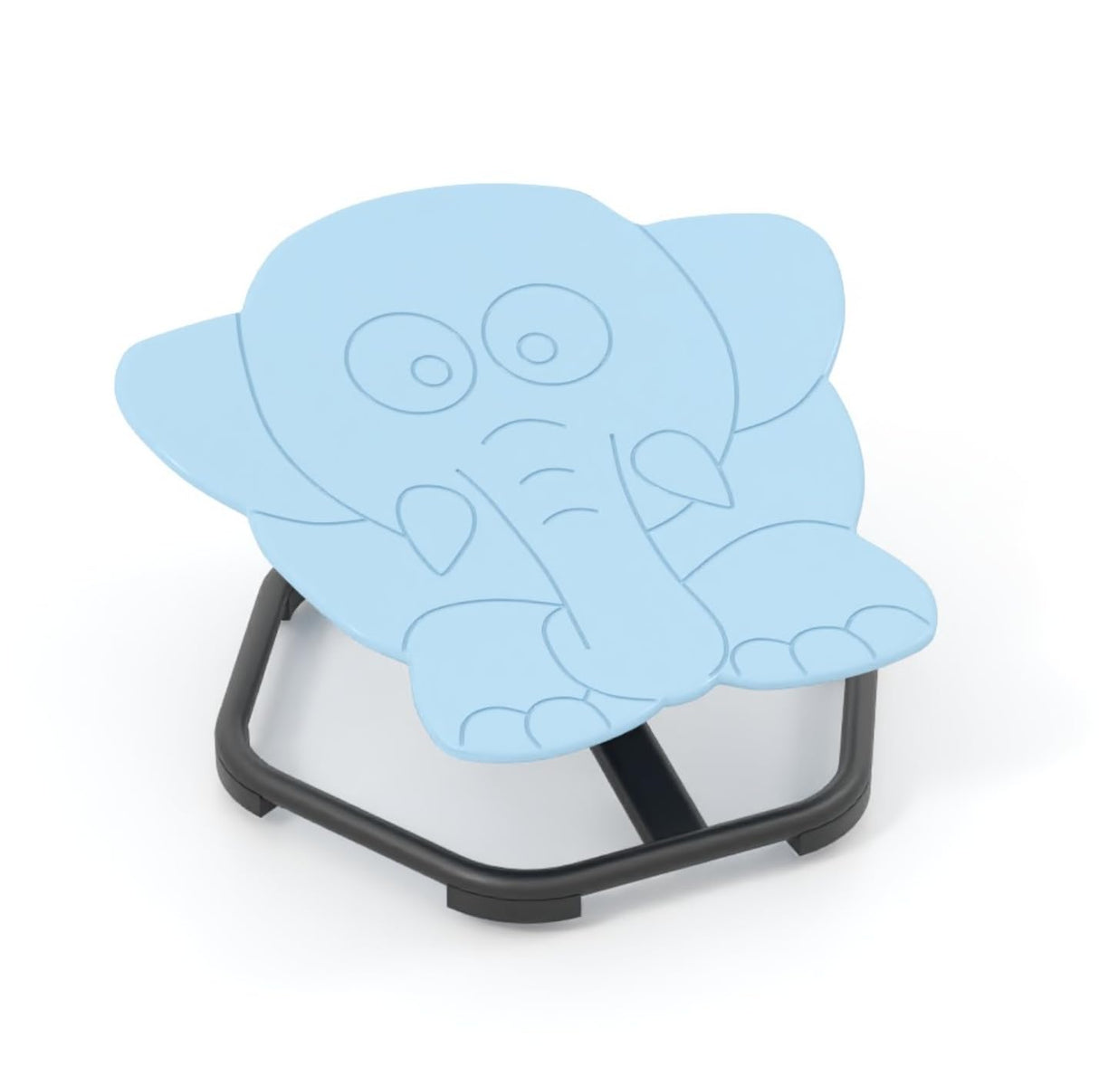 HONEY JOY Kids Sensory Swivel Chair, Elephant 360° Spinning Chair w/Non-Slip Metal Base for Children with Autism