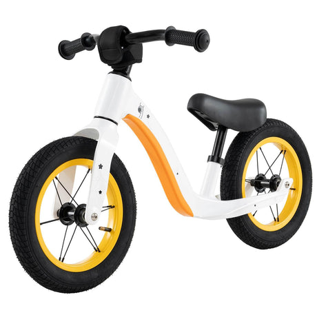 12-Inch Balance Bike, 2 Wheels Kids Bike with Adjustable Seat, First Bike w/ 360° Rotatable Handlebar
