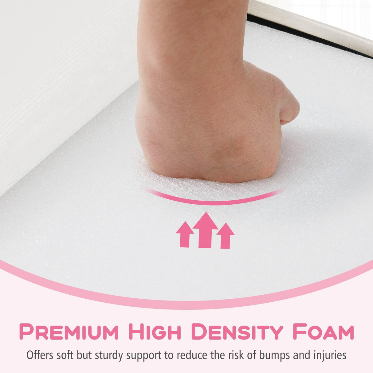 6-Piece Foam Climbing Blocks, Lightweight Soft Climbing Indoor Set with Hook and Loop Fasteners