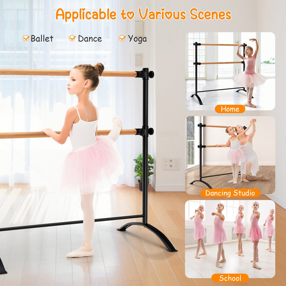 HONEY JOY Portable Ballet Barre