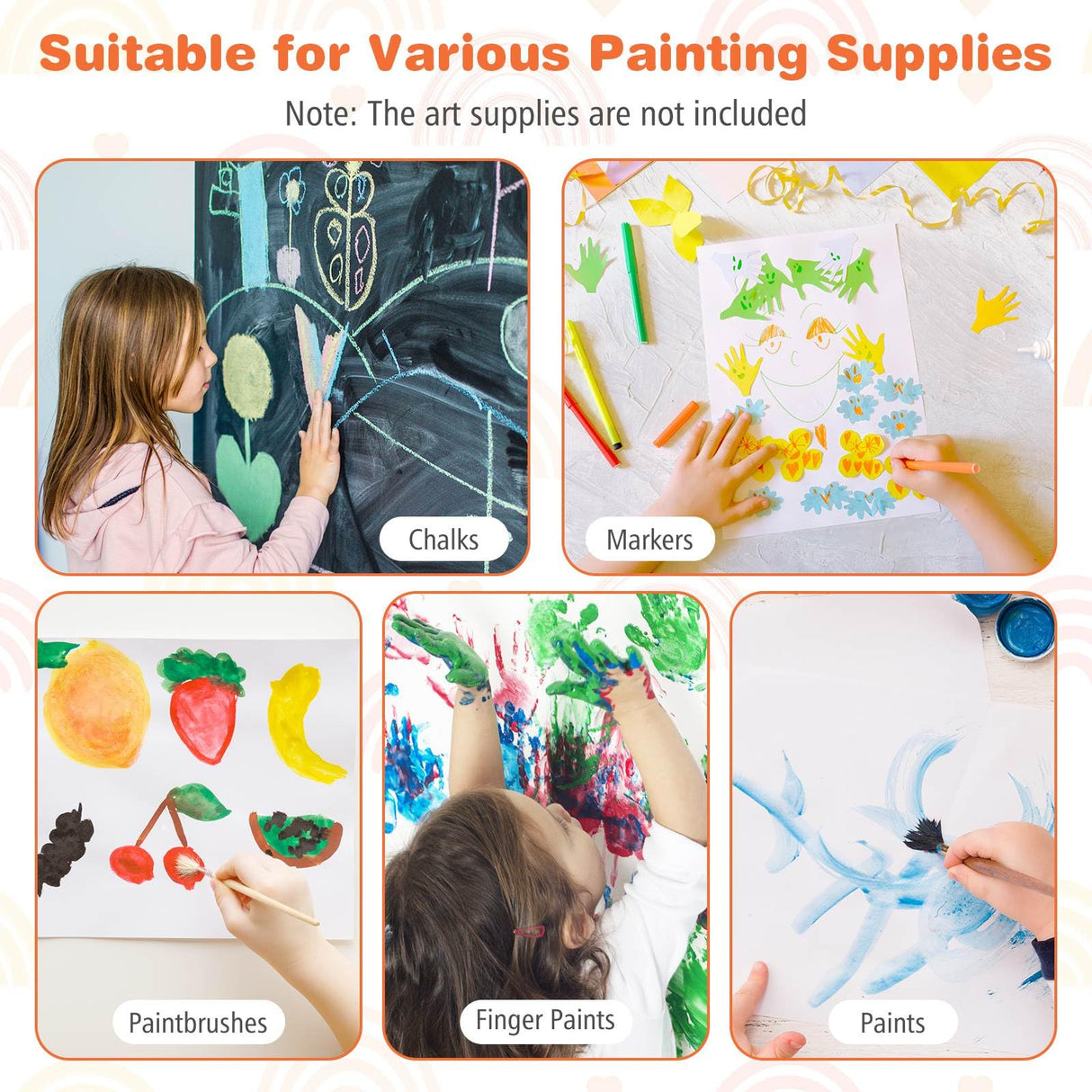 BABY JOY 3-in-1 Art Easel for Kids