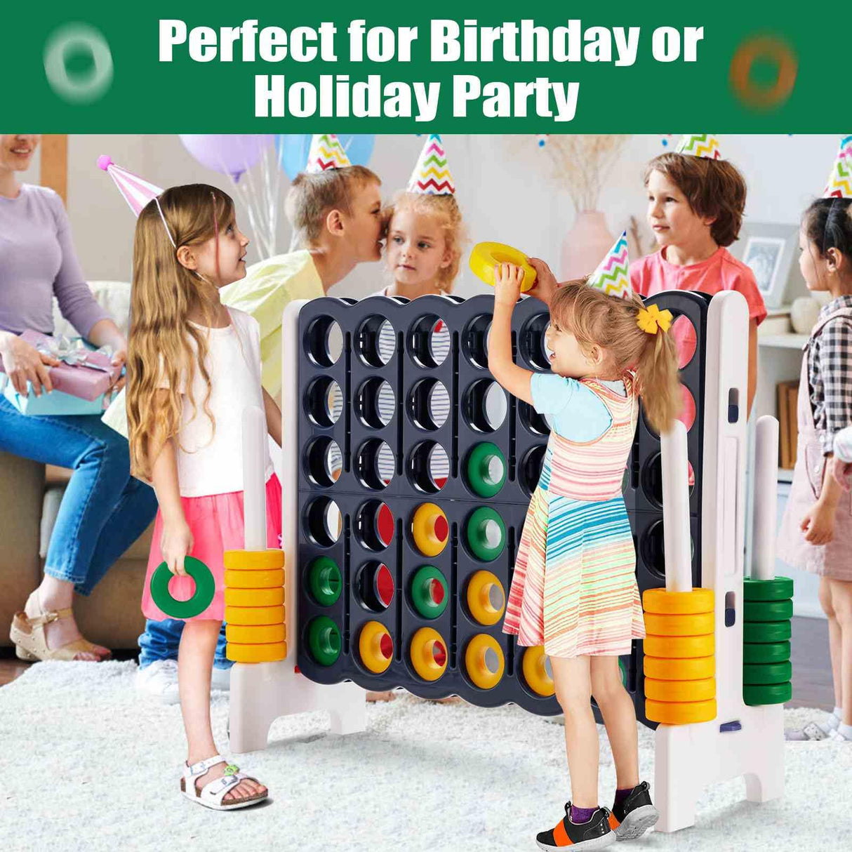 Connect 4 in A Row Jumbo Family Garden yard Game