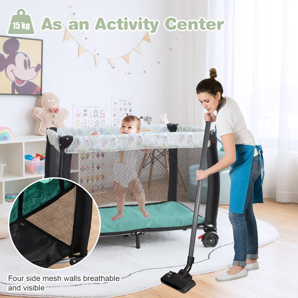 BABY JOY Portable Baby Bassinets