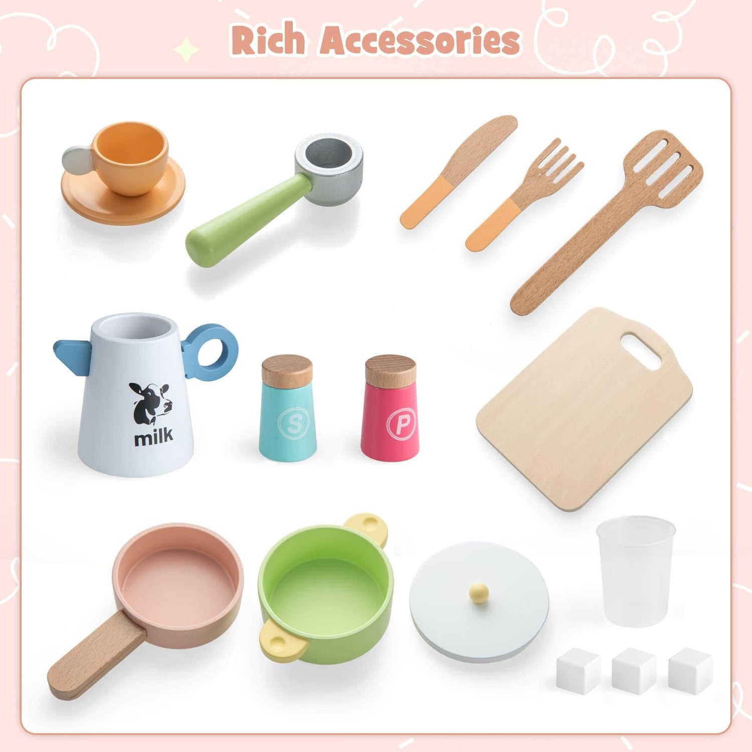 HONEY JOY Kids Kitchen Playset