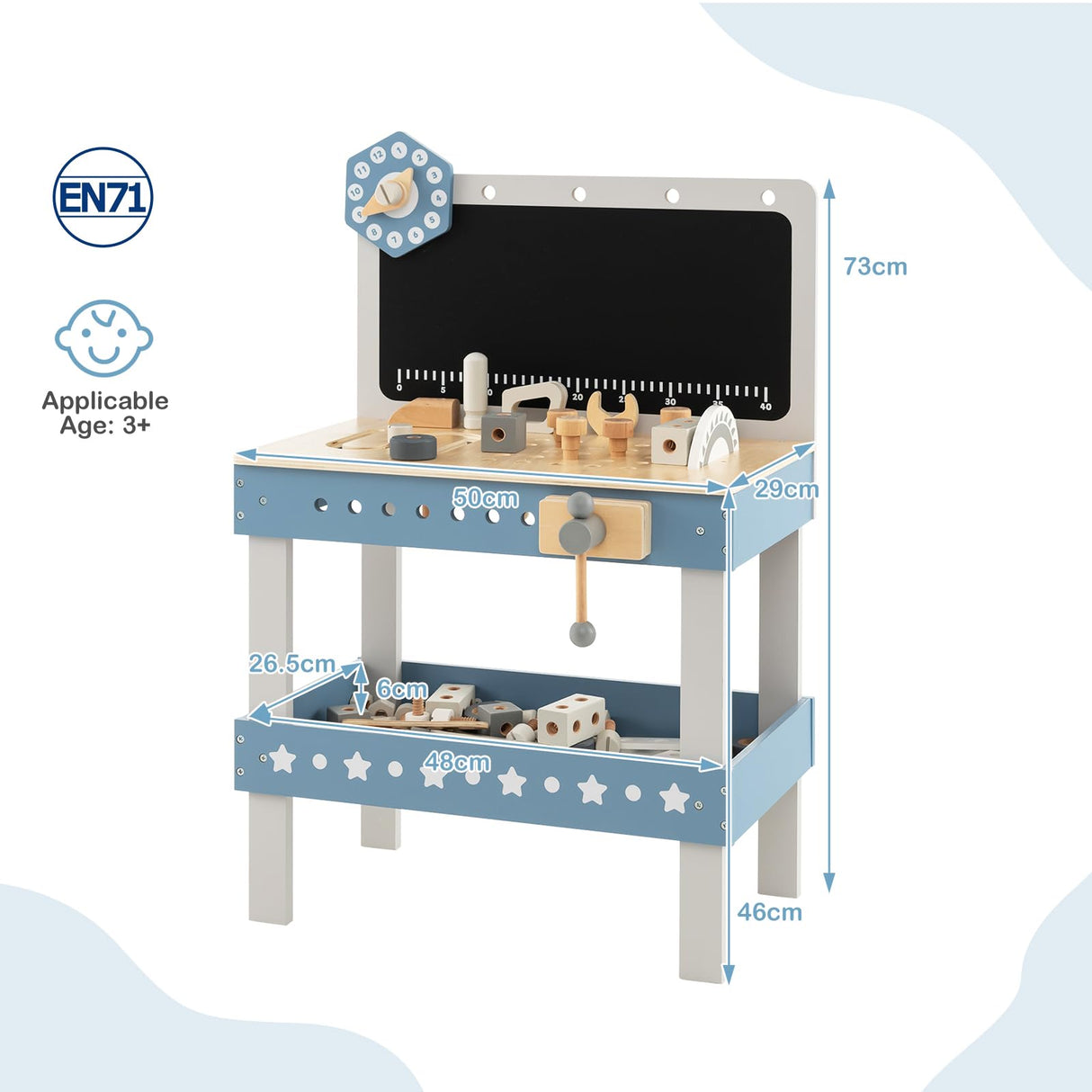 HONEY JOY Kids Play Tool Workbench Set