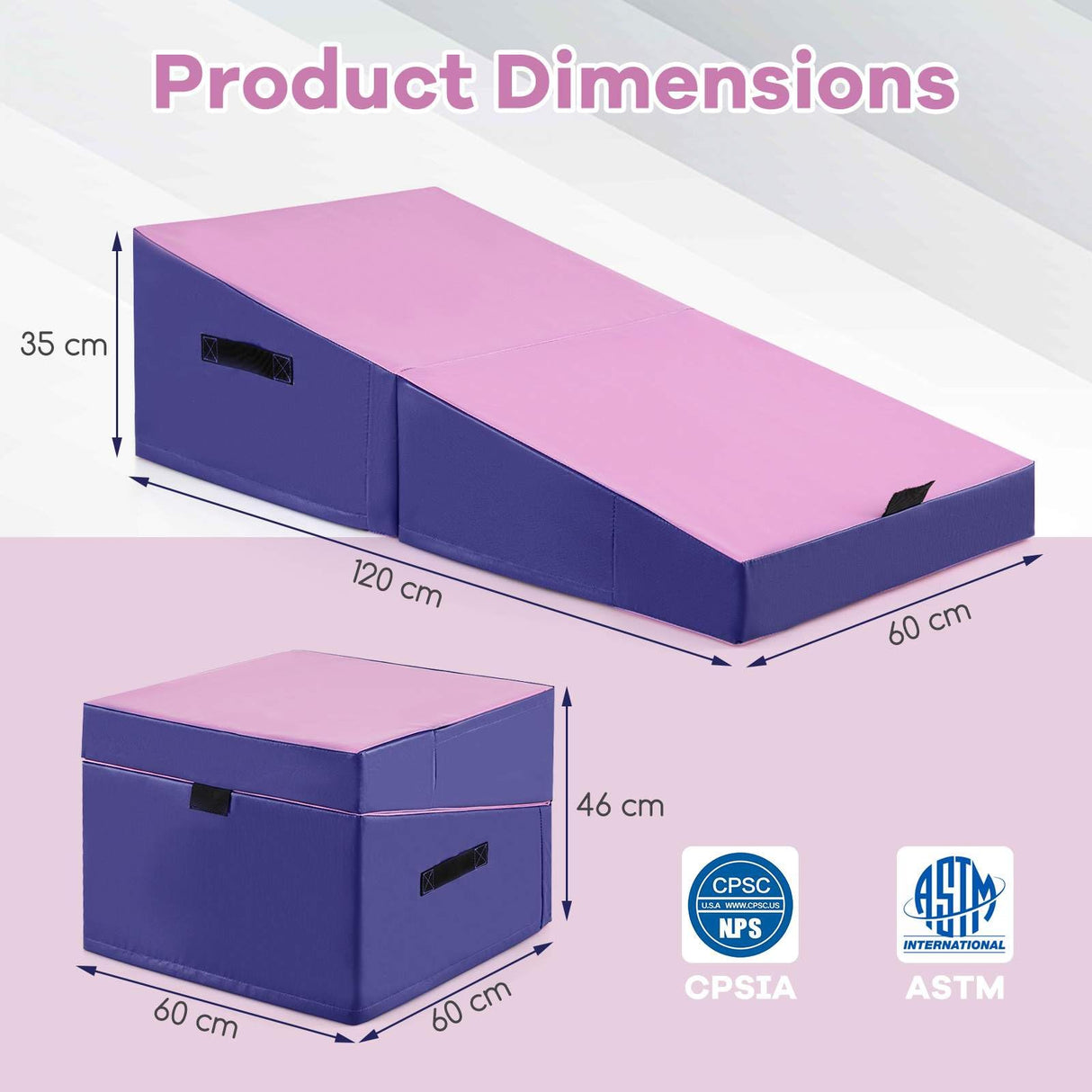 BABY JOY Foam Playset Gymnastics Tumbling Mat